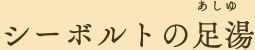 シーボルトの足湯