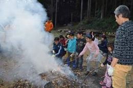焼きいもの出来上がり！